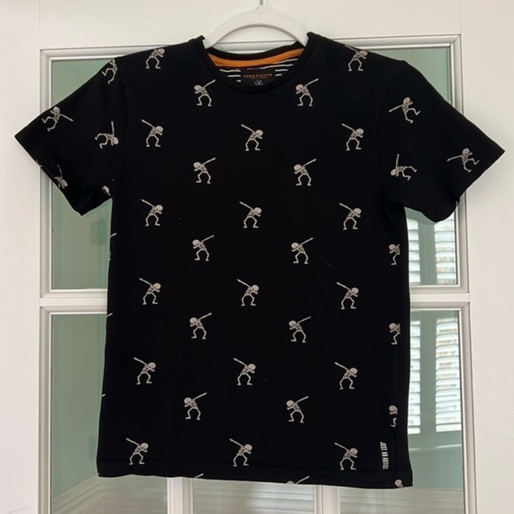 Denim & Flower Boys Skeleton Tee | 10